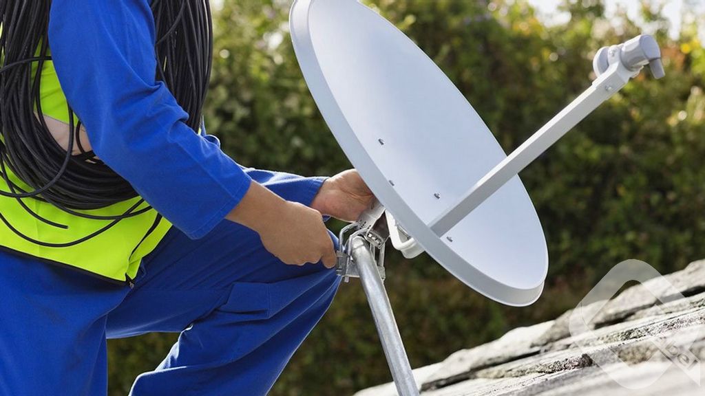 QLabel Qualitätslabel in elektronischen Geräten – Satellitenempfänger