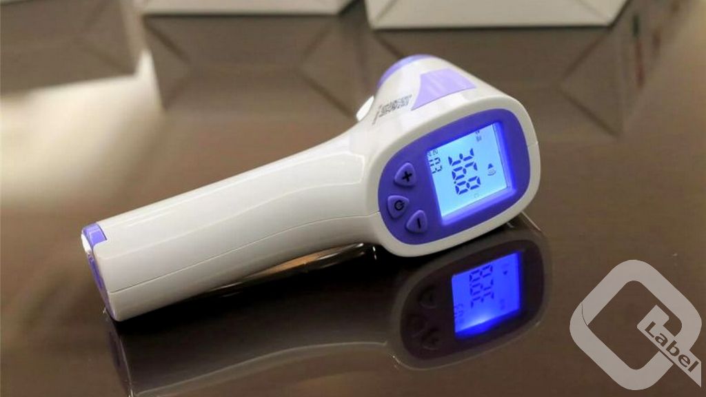 QLabel voor Producten Thermometers
